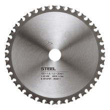 Hoja de sierra circular con punta de carburo de tungsteno para cortar acero con ISO TUV CE